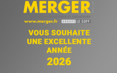 MERGER vous souhaite ses meilleurs voeux pour 2026