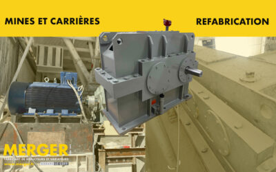 Refabrication du réducteur d’un broyeur à boulets (industrie minière)